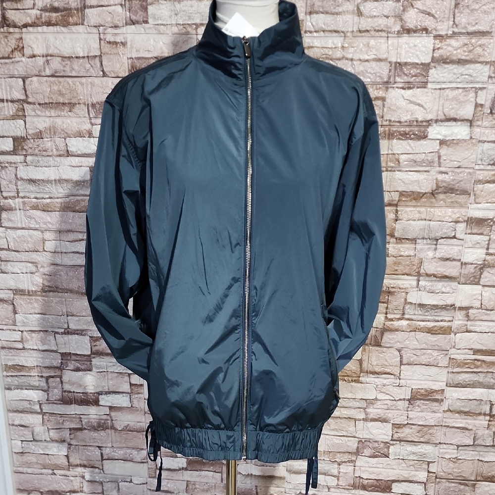 Athleta Rise Anorak  Dark Blue Wind Resistant Jacket